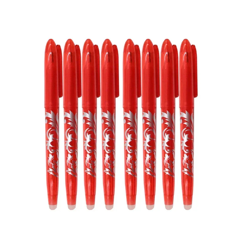 Multi-Color Erasable Gel Pen Set – 4 or 8 Pens | 0.5mm Fine Tip for Writing & Drawing