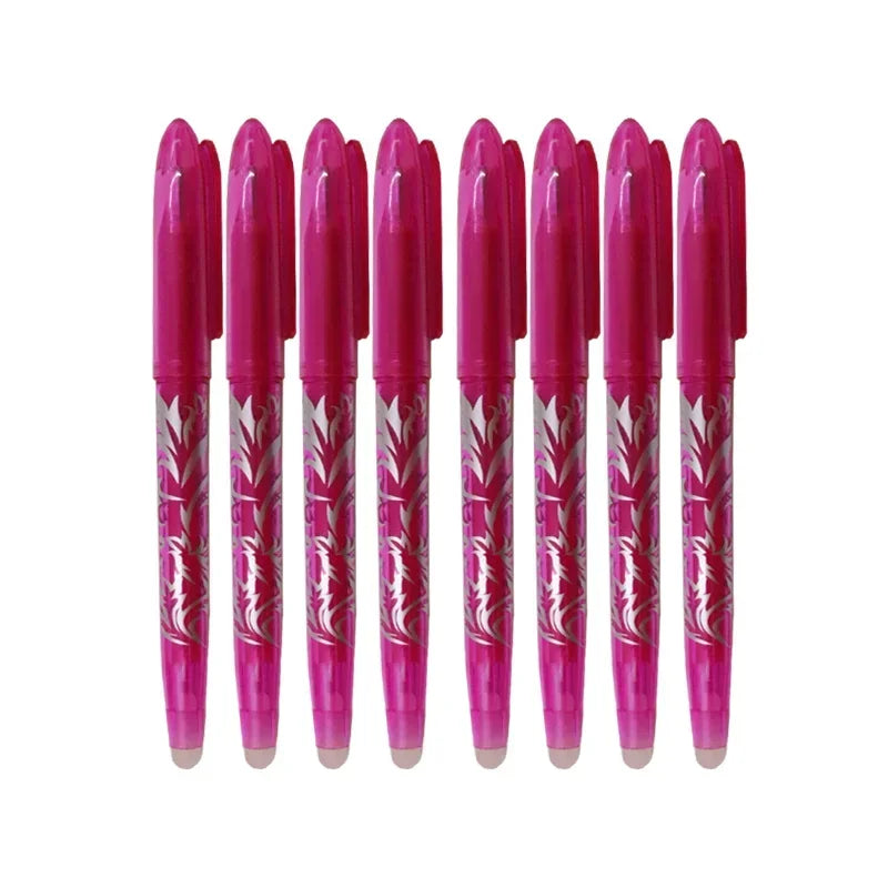 Multi-Color Erasable Gel Pen Set – 4 or 8 Pens | 0.5mm Fine Tip for Writing & Drawing