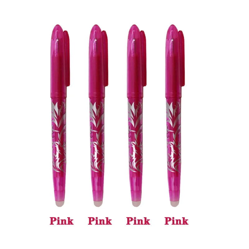 Multi-Color Erasable Gel Pen Set – 4 or 8 Pens | 0.5mm Fine Tip for Writing & Drawing
