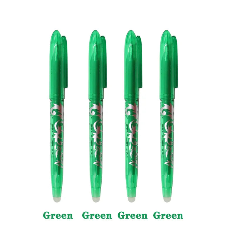 Multi-Color Erasable Gel Pen Set – 4 or 8 Pens | 0.5mm Fine Tip for Writing & Drawing