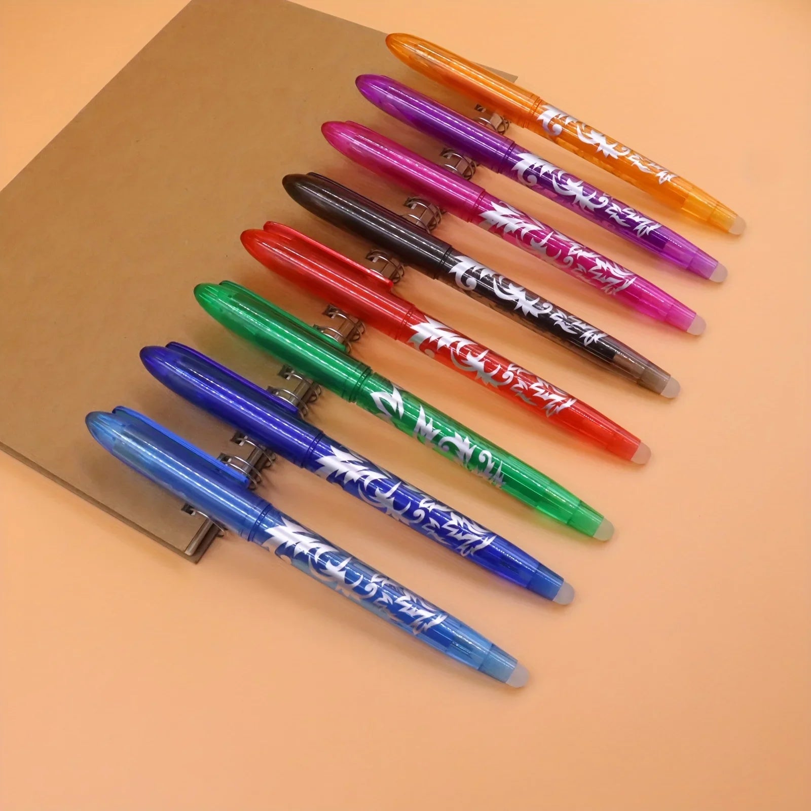 Multi-Color Erasable Gel Pen Set – 4 or 8 Pens | 0.5mm Fine Tip for Writing & Drawing