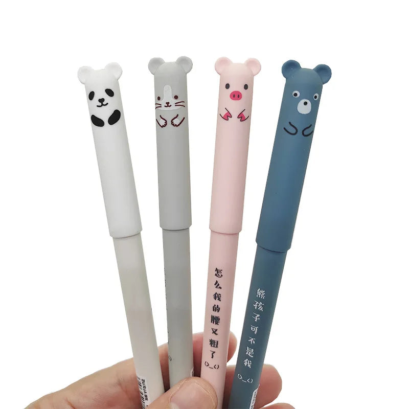 Erasable Gel Pen Set – 4 Pens + 20 Refills + 2 Erasers | Smooth Writing Kit