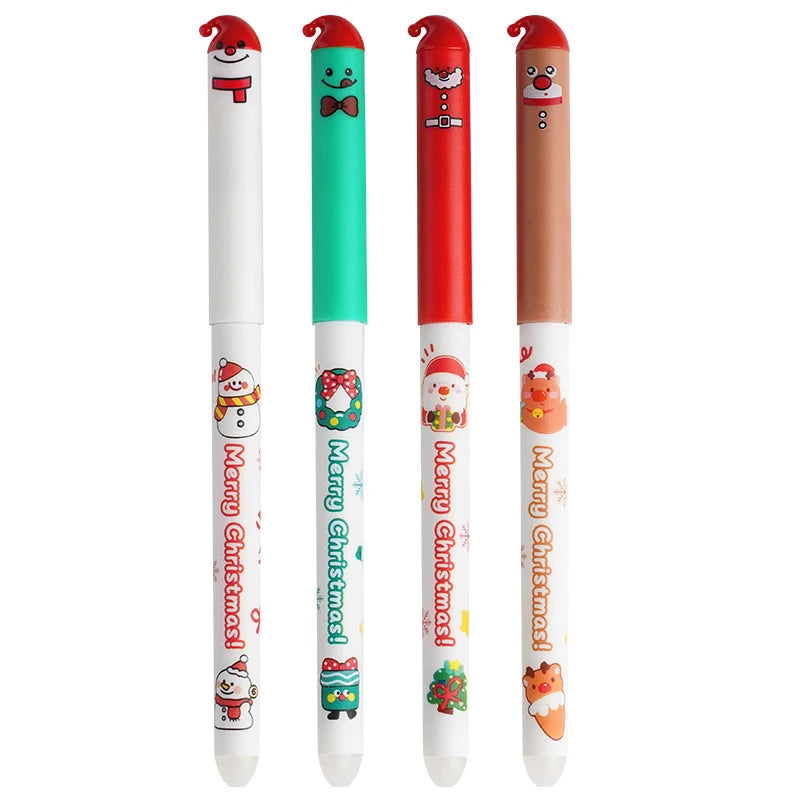 Halloween Erasable Gel Pens – 4-Pack Blue Ink | Smooth Writing for School & Office