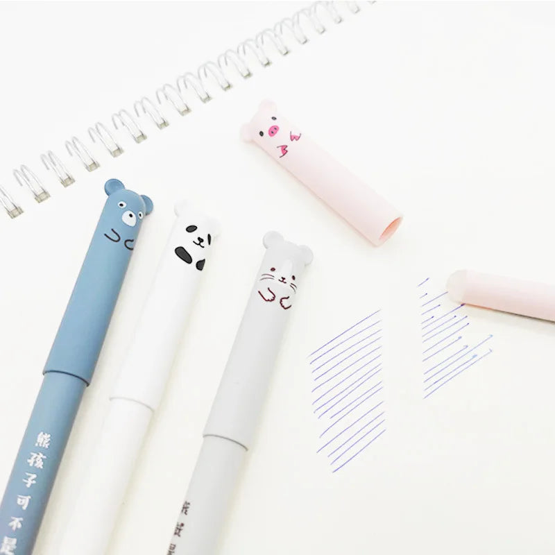 Erasable Gel Pen Set – 4 Pens + 20 Refills + 2 Erasers | Smooth Writing Kit