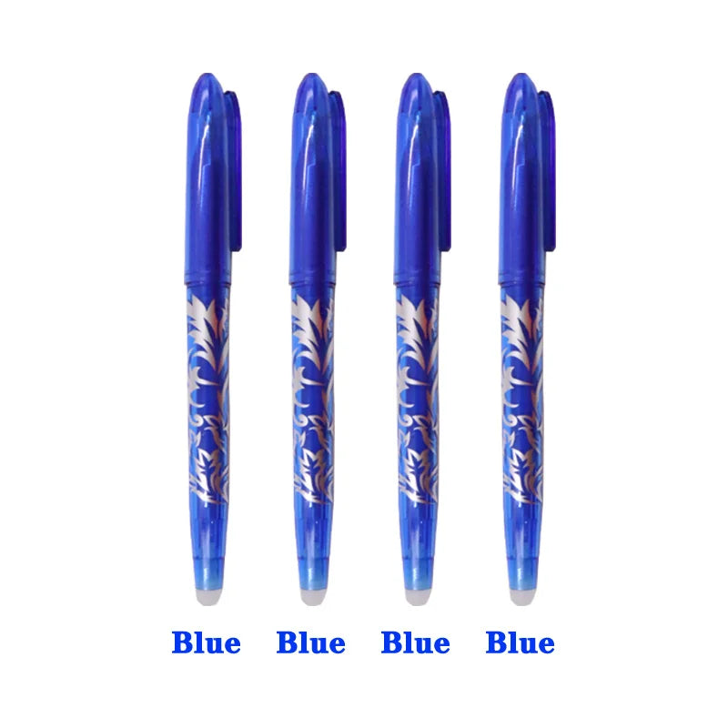 Multi-Color Erasable Gel Pen Set – 4 or 8 Pens | 0.5mm Fine Tip for Writing & Drawing