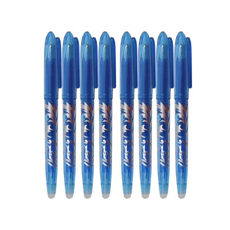 Multi-Color Erasable Gel Pen Set – 4 or 8 Pens | 0.5mm Fine Tip for Writing & Drawing
